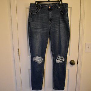 American Eagle Distressed Mom Jeans